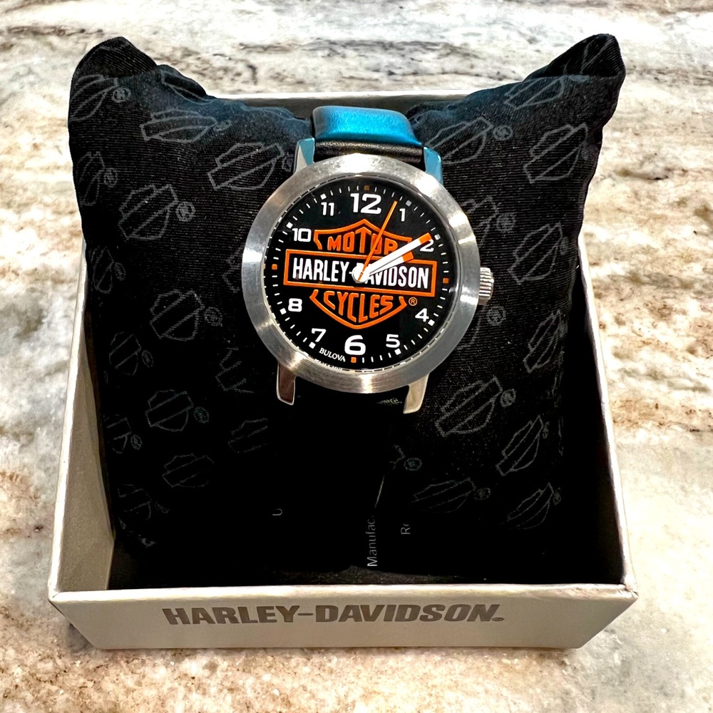 Bulova Harley Davidson Ladies watch. New in box.